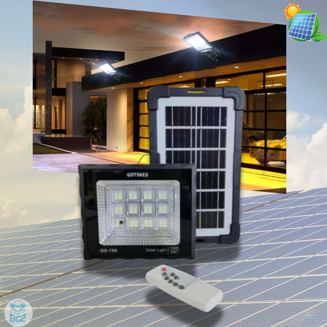 Reflector Con Panel Solar 50w - BGZ Online