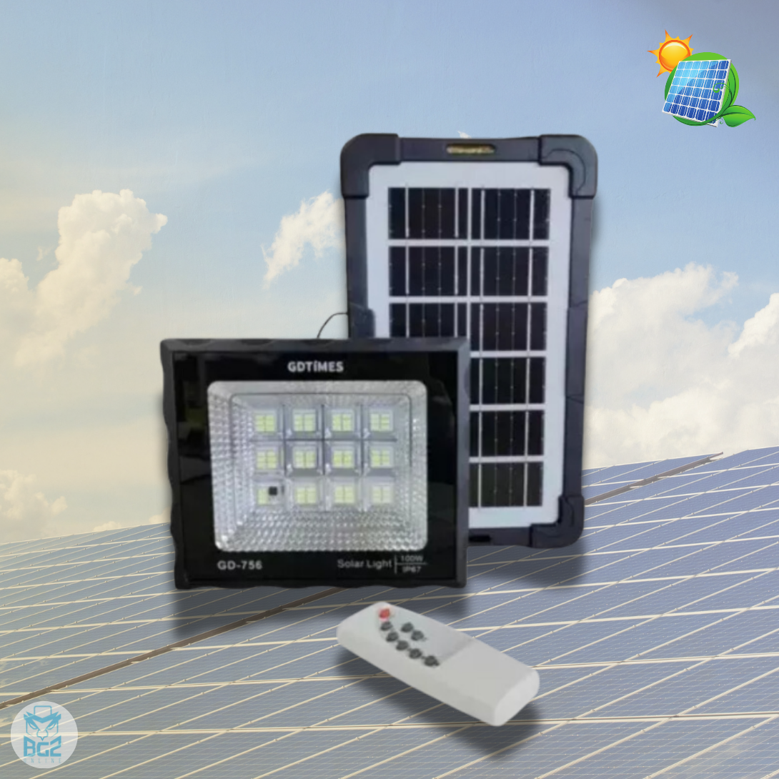 Reflector Con Panel Solar 50w - BGZ Online
