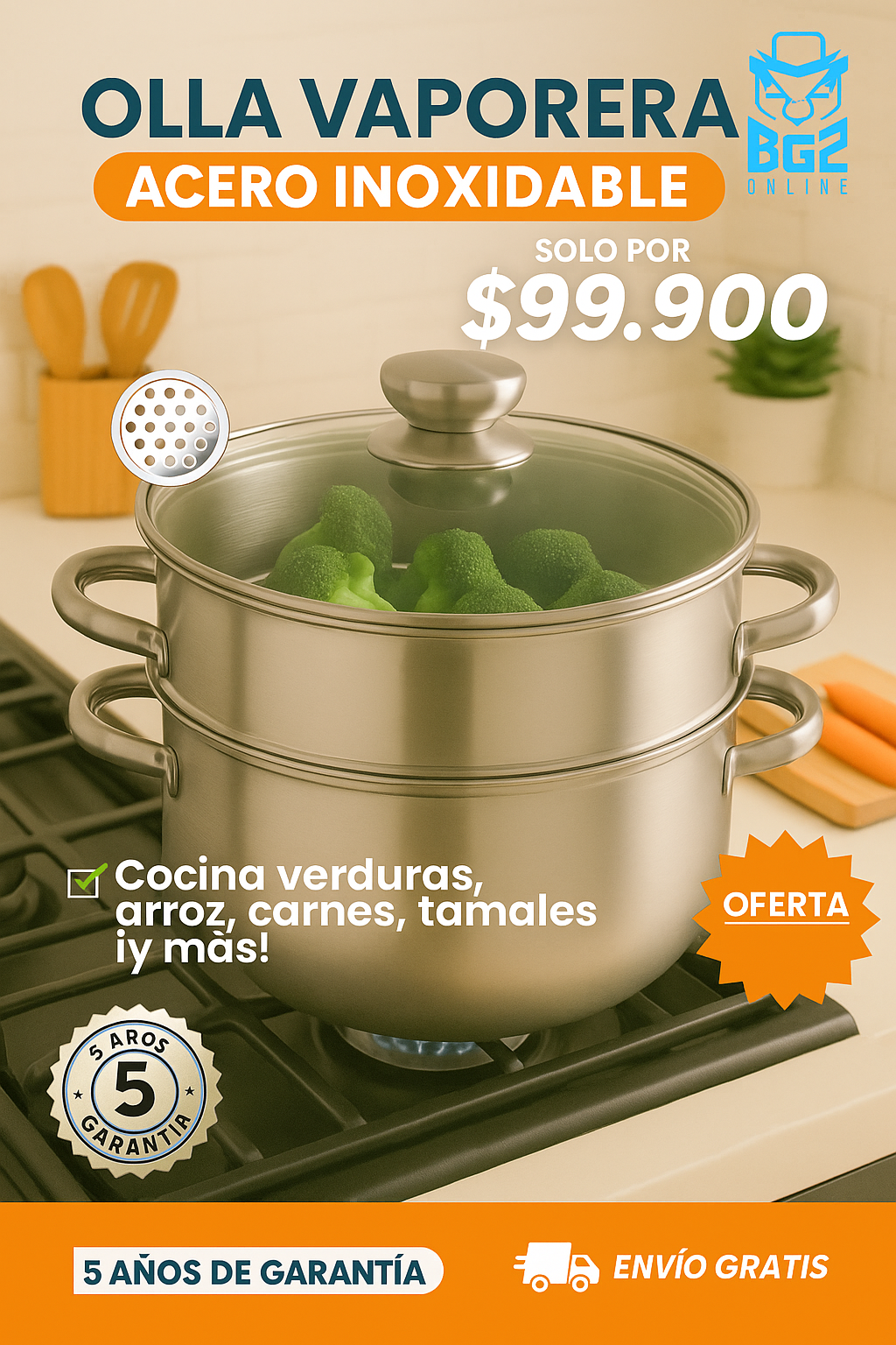 Olla Steam Gourmet Pro - BGZ Online