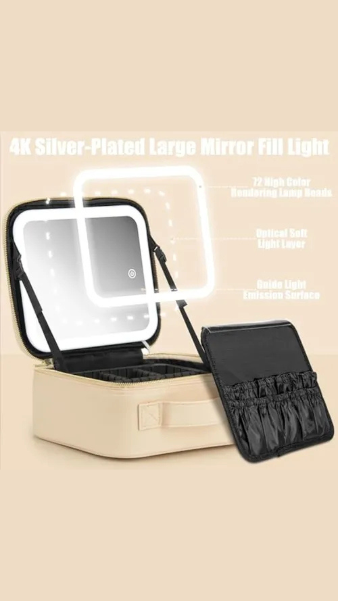 Cosmetiquera Con Espejo Led Lumié - BGZ Online