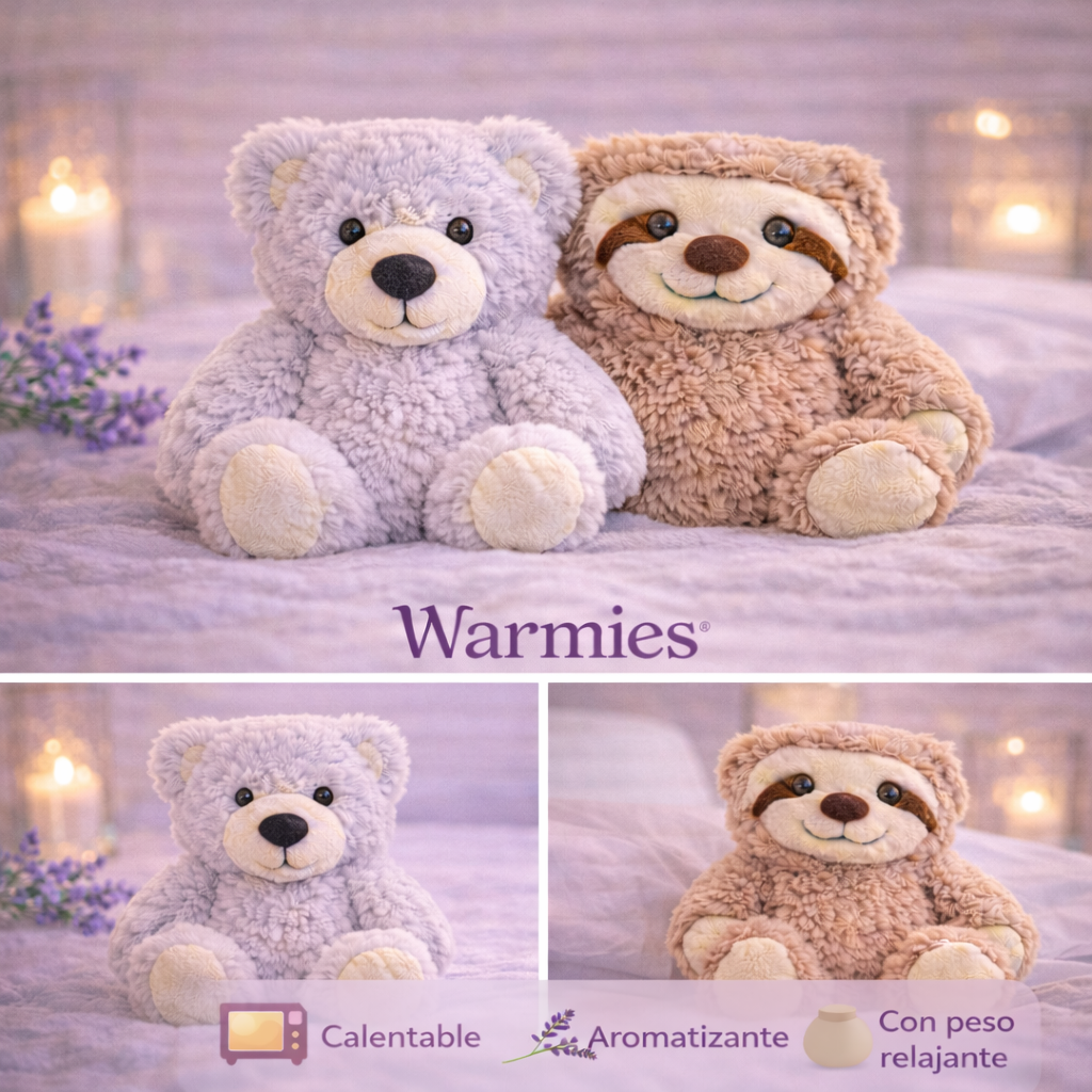 Warmies – Peluche Terapéutico con Calor y Aroma